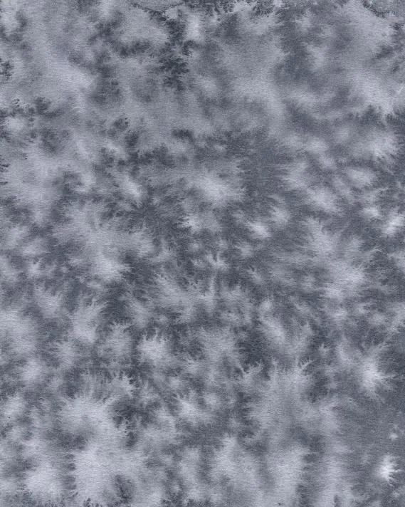 watercolor painting in purple and gray with white splotches of every shape where raindrops landed and dispersed the color